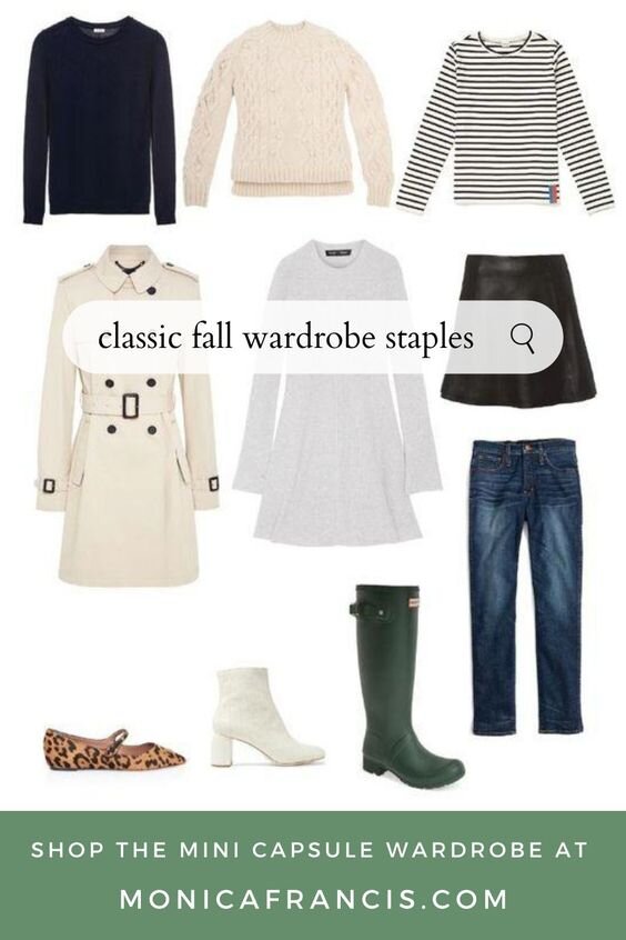 As a lover of fashion and classic style, these are the ten things I wear constantly in autumn. These 10 fall staples make up the mini capsule wardrobe that I wear every fall season. From stylish flats to a cozy sweater, you can remix at least 8 diff…